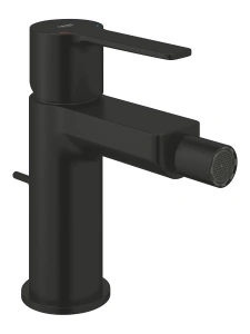 Смеситель для биде GROHE Lineare с донным клапаном, S-size, матовое черное (338482431)