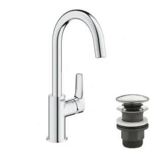 Смеситель для раковины GROHE Eurosmart, L-size, хром (23970003)