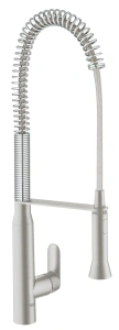 Смеситель для кухни GROHE K7 профессиональный, суперсталь (32950DC0)