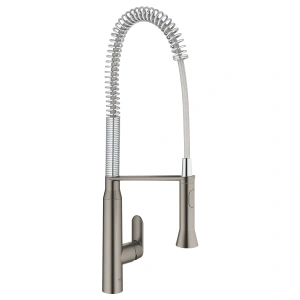 Смеситель для кухни GROHE K7 профессиональный, темный графит матовый (32950AL0)