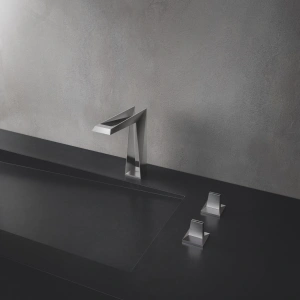 Смеситель для раковины GROHE Allure Brilliant Icon 3D на 3 отверстия, нержавеющая сталь (20603SD0)