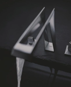 Смеситель для раковины GROHE Allure Brilliant Icon 3D на 3 отверстия, нержавеющая сталь (20603SD0)