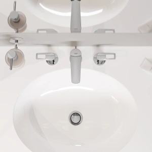 Раковина встраиваемая GROHE Bau Ceramic Universal 55 см, альпин-белый (39423000)