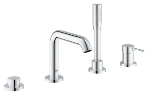 Смеситель для ванны GROHE Essence на 4 отверстия, на край ванны, хром (19578001)