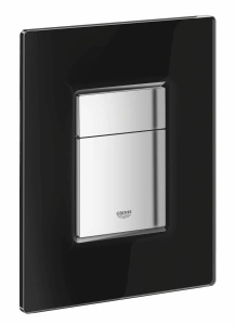 Панель смыва для унитаза GROHE Skate Cosmopolitan Glass, 3 режима, черный бархат (38845KS0)
