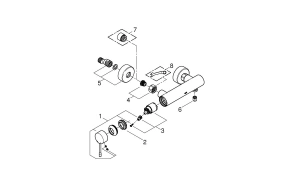 Смеситель для душа GROHE Essence, хром (33636001)