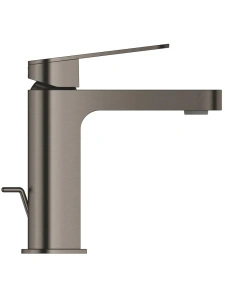 Смеситель для раковины GROHE Plus с донным клапаном, S-Size, темный графит матовый (32612AL4)