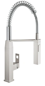 Смеситель для кухни GROHE Eurocube, суперсталь (31395DC0)