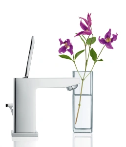 Смеситель для раковины GROHE Eurocube Joy с донным клапаном, S-size, хром (23654000)