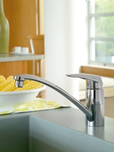 Смеситель для кухни GROHE Eurodisc, хром (33770001)