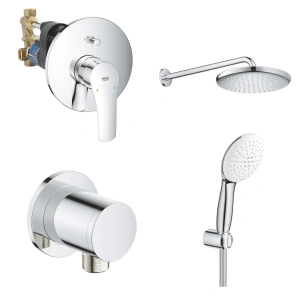 Готовый комплект для душа GROHE Tempesta скрытого монтажа, хром (NSB0166)
