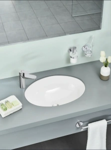 Смеситель для раковины GROHE BauEdge, хром (32858000)