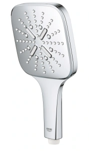 Ручной душ GROHE Rainshower SmartActive 130 Cube, 9,5 л/мин, 3 режима, хром (26582000)
