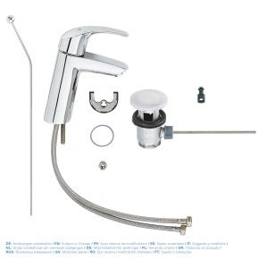 Смеситель для раковины GROHE Eurosmart, M-size, хром (23322001)