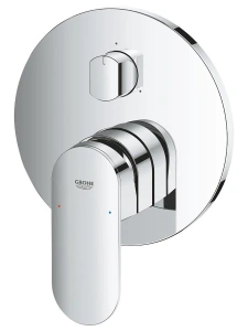Внешняя часть смесителя для ванны GROHE Plus с переключателем на 3 положения, хром (24093004)