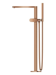 Внешняя часть смесителя для ванны GROHE Plus напольного монтажа, теплый закат, матовый (23846DL4)