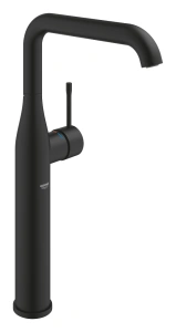 Смеситель для раковины GROHE Essence без донного клапана, XL-size, фантомный черный (24170KF1)