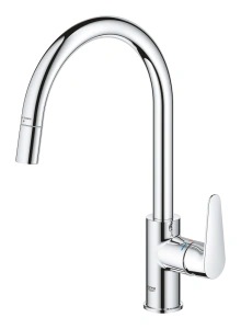 Смеситель для кухни GROHE BauCurve, хром (30547000)