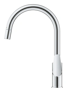 Смеситель для кухни GROHE BauEdge с вытяжным изливом, хром (30536000)