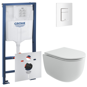 Комплект инсталляции GROHE Rapid SL 3 в 1 с унитазом Вога CN4012T и звукоизоляционным комплектом (NW0840)