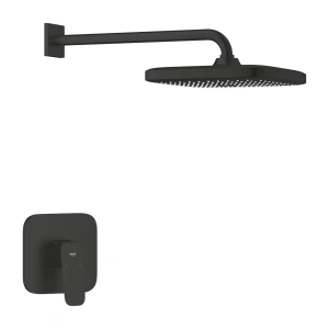 Душевая система GROHE Cubeo со смесителем для душа, матовый чёрный (1053342430)