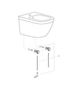 Биде подвесное GROHE Euro Ceramic, альпин-белый (39208000)