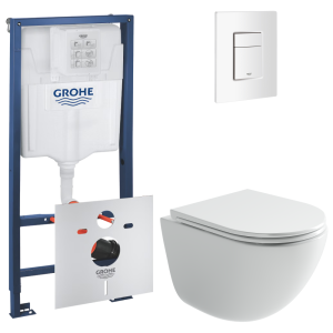 Комплект инсталляции GROHE Rapid SL 3 в 1 с унитазом Тренд CN4008T и звукоизоляционным комплектом (NW0792)