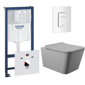 Комплект инсталляции GROHE Rapid SL 38772SH0 с унитазом Aqueduto MACIO MACT2130 и сиденьем с микролифтом (NW0553)