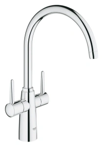 Смеситель для кухонной мойки GROHE Ambi двухвентильный, высокий излив, хром (30189000)