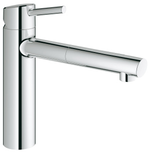 Смеситель для кухни GROHE Concetto с вытяжным изливом, хром (31129001)