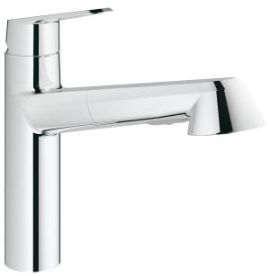 Смеситель для кухни GROHE Eurodisc Cosmopolitan, хром (32257002)