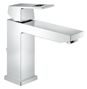 Смеситель для раковины GROHE Eurocube с донным клапаном, M-size, хром (23445000/U1), уцененный товар