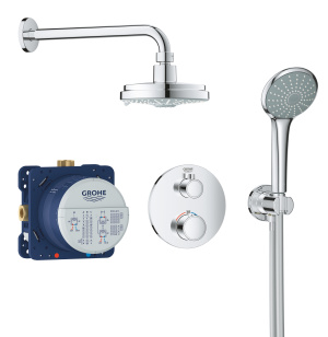 Душевая система GROHE Grohtherm  с Rainshower Cosmopolitan 160, хром (34735000)