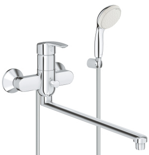 Смеситель для ванны GROHE Multiform универсальный, с душевым гарнитуром, хром (3270800A/UB), уцененный товар