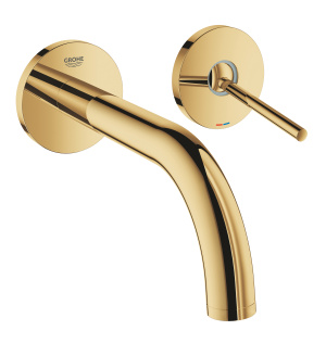 Внешняя часть смесителя для раковины GROHE Atrio Joy настенного монтажа на 2 отверстия, холодный рассвет глянец (19287GL3)