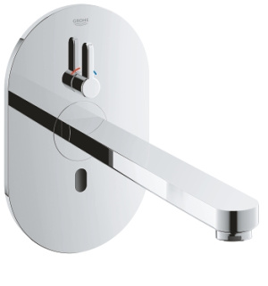 Внешняя часть смесителя для раковины GROHE Eurosmart Cosmopolitan E инфракрасный, хром (36376000)