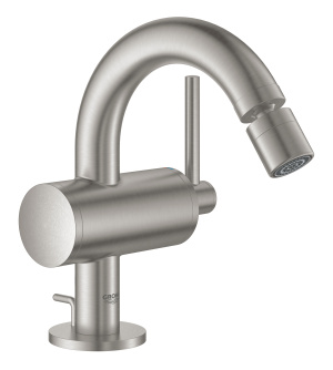 Смеситель для биде GROHE Atrio с донным клапаном, суперсталь (32108DC3)
