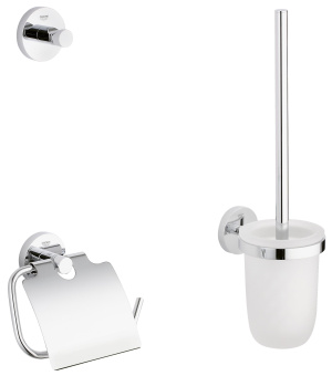 Набор аксессуаров, GROHE Essentials, 3 в 1, хром, (40407001)