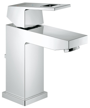 Смеситель для раковины GROHE Eurocube с донным клапаном, S-size, хром (2339000E)