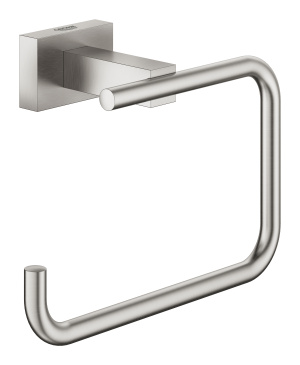 Держатель для туалетной бумаги без крышки GROHE Essentials Cube, суперсталь (40507DC1)