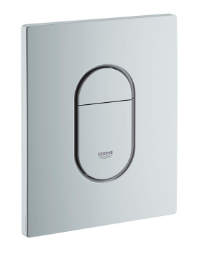 Панель смыва для унитаза GROHE Arena Cosmopolitan для вертикального монтажа, матовый хром (38844P00)