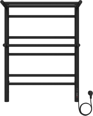 Полотенцесушитель электрический Aquatek Альфа П7 500x700, черный муар AQ EL RRP0770BL