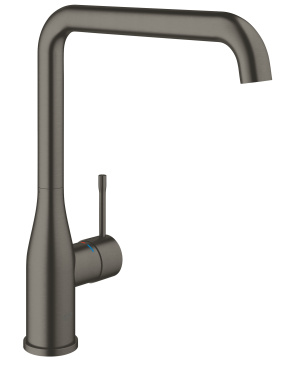 Смеситель для кухни GROHE Essence с поворотным изливом, темный графит матовый (30269AL0/U), уцененный товар