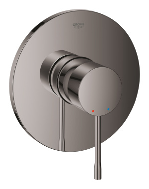 Внешняя часть смесителя для душа GROHE Essence, темный графит глянец (24057A01)