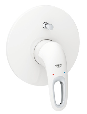 Внешняя часть смесителя для ванны GROHE Eurostyle, белая луна (19506LS3)