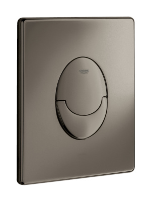 Панель смыва для унитаза GROHE Skate Air для вертикального монтажа с 3 режимами смыва, темный графит глянец (38505A00)