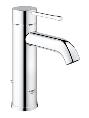 Смеситель для раковины GROHE Essence с донным клапаном, S-size, хром (23591001)