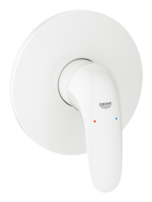 Внешняя часть смесителя для душа GROHE Eurostyle скрытого монтажа, белая луна (24046LS3)