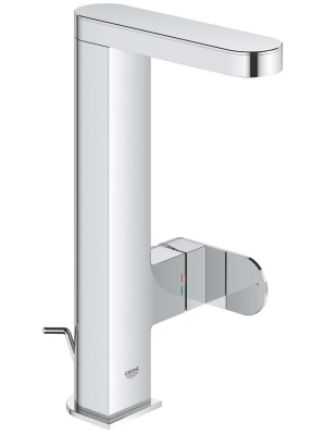 Смеситель для раковины GROHE Plus, с донным клапаном, хром (23843004)