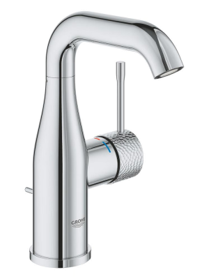 Смеситель для раковины GROHE Essence с донным клапаном, M-size, хром (24173PF1)